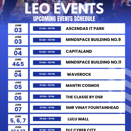 updated june schedule